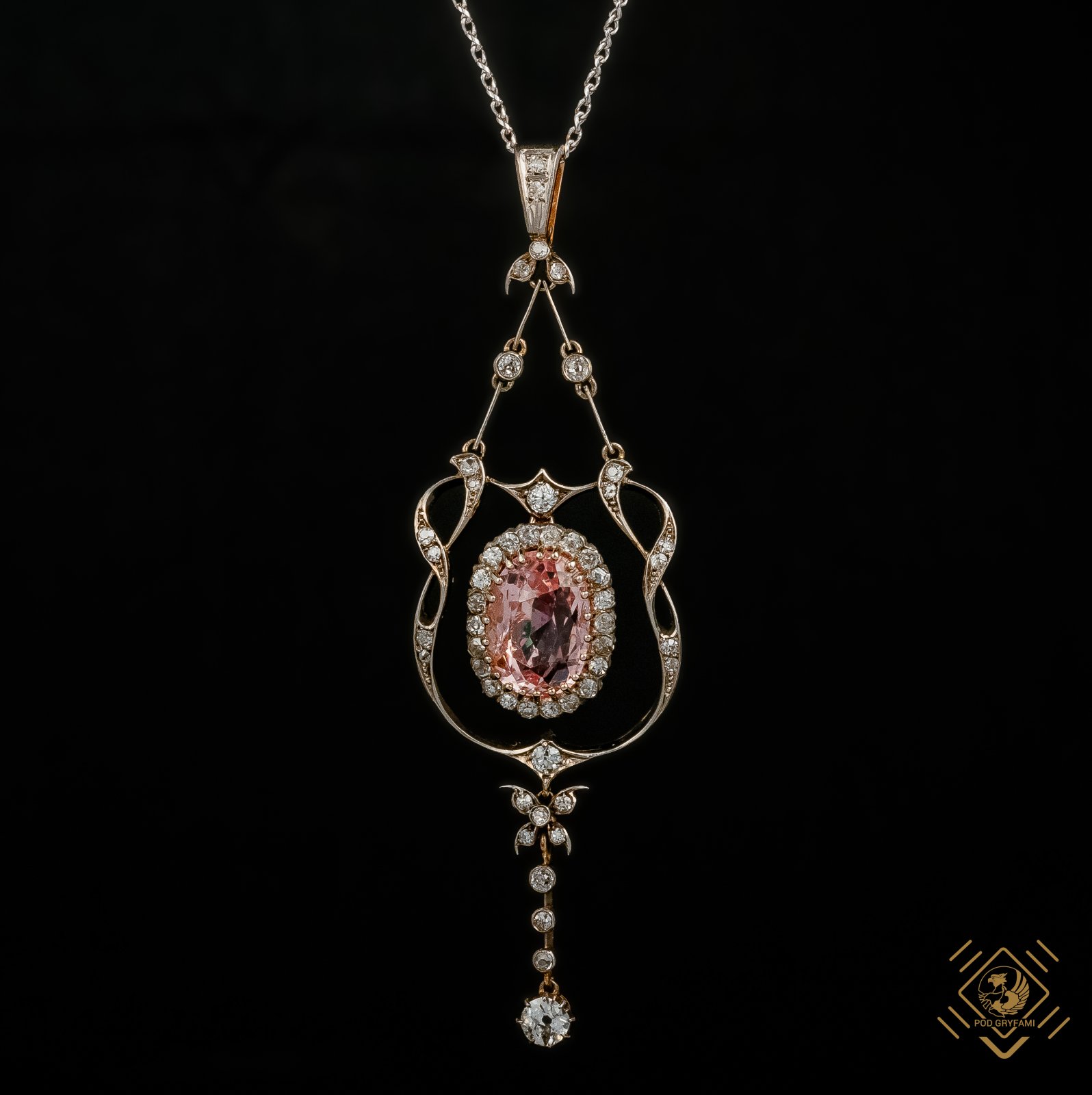 Padparadscha necklace deals